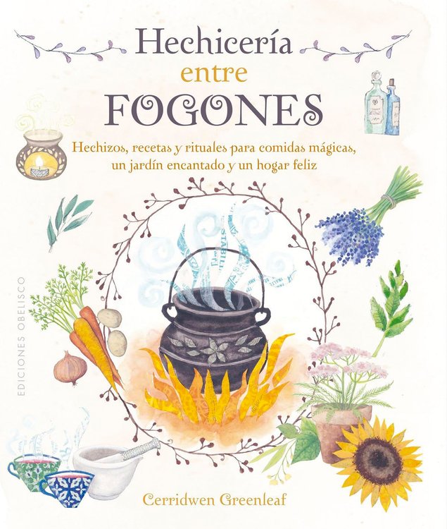 Imagen de HECHICERÍA ENTRE FOGONES / CERRIDWEN GREENLEAF