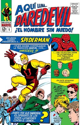 Imagen de BIBLIOTECA MARVEL: DAREDEVIL 01 - 1964 A 1965 / PANINI