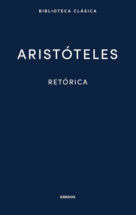 Imagen de RETÓRICA - ARISTÓTELES / GREDOS