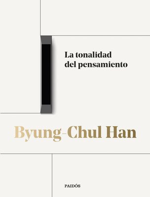 Imagen de La tonalidad del pensamiento / Byung-Chul Han