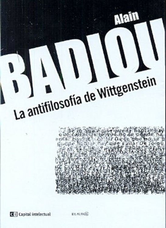 Imagen de La Antifilosofía De Wittgenstein / Alain Badiou