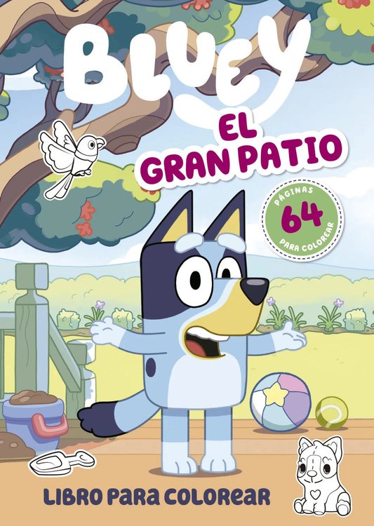 Imagen de BLUEY: EL GRAN PATIO - LIBRO PARA COLOREAR