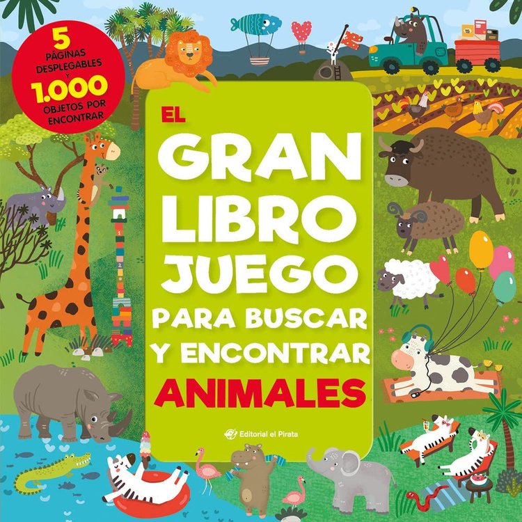 Imagen de EL GRAN LIBRO JUEGO PARA BUSCAR Y ENCONTRAR ANIMALES / INNA ANIKEEVA