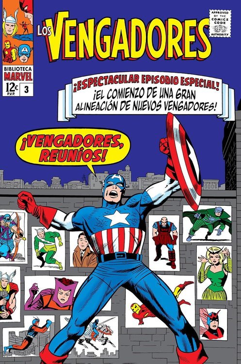 Imagen de BIBLIOTECA MARVEL: LOS VENGADORES 03 (1965) / PANINI