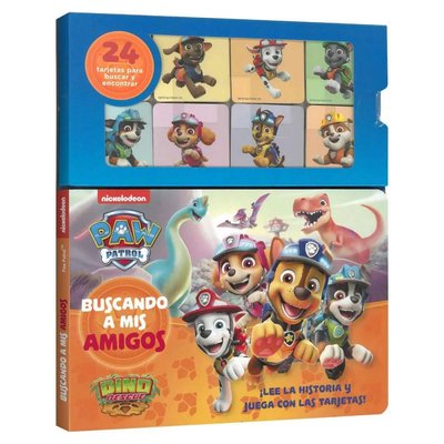 Imagen de PAW PATROL DINO RESCUE - BUSCANDO A MIS AMIGOS (LIBRO Y CARTAS)