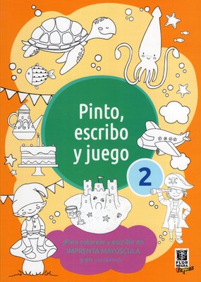 Imagen de PINTO, ESCRIBO Y JUEGO 2 / FLOR NEGRA PEQUES