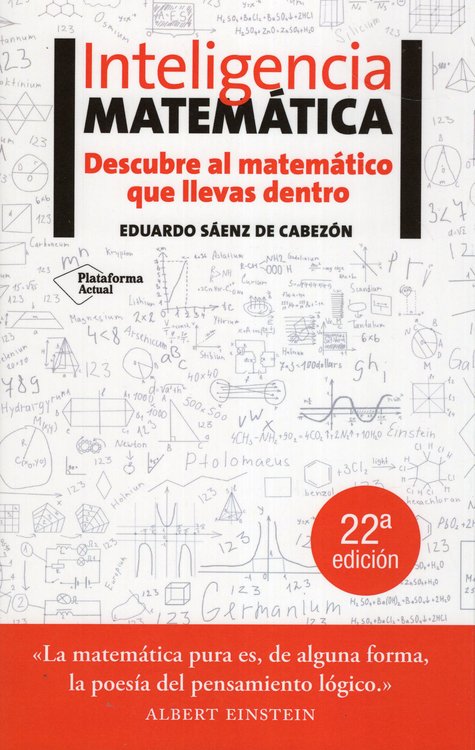 Imagen de INTELIGENCIA MATEMÁTICA / EDUARDO SÁENZ DE CABEZÓN