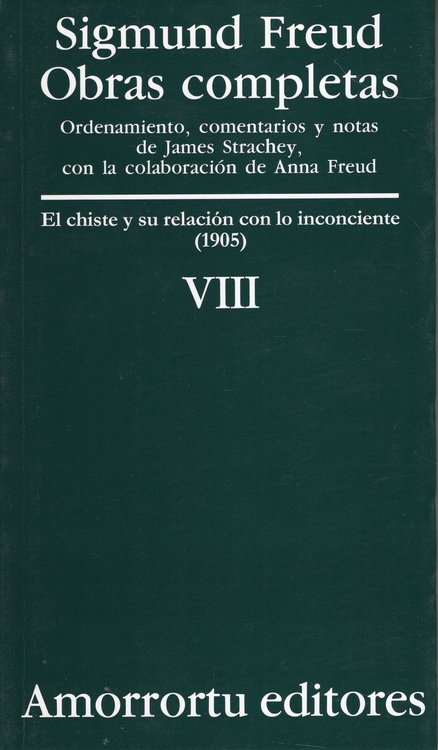 Imagen de OBRAS COMPLETAS VIII / SIGMUND FREUD