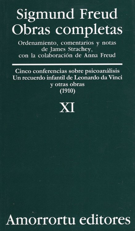 Imagen de OBRAS COMPLETAS XI / SIGMUND FREUD
