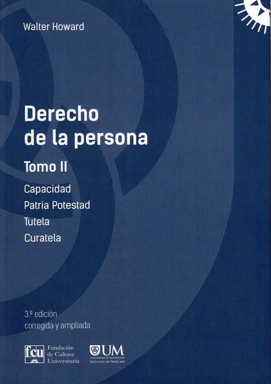 Imagen de DERECHO DE LA PERSONA - TOMO 2 / WALTER HOWARD