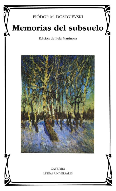 Imagen de MEMORIAS DEL SUBSUELO / FIÓDOR M. DOSTOIEVSKI