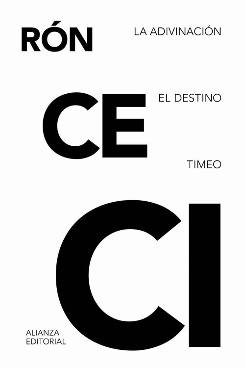 Imagen de LA ADIVINACIÓN. EL DESTINO. TIMEO / CICERÓN