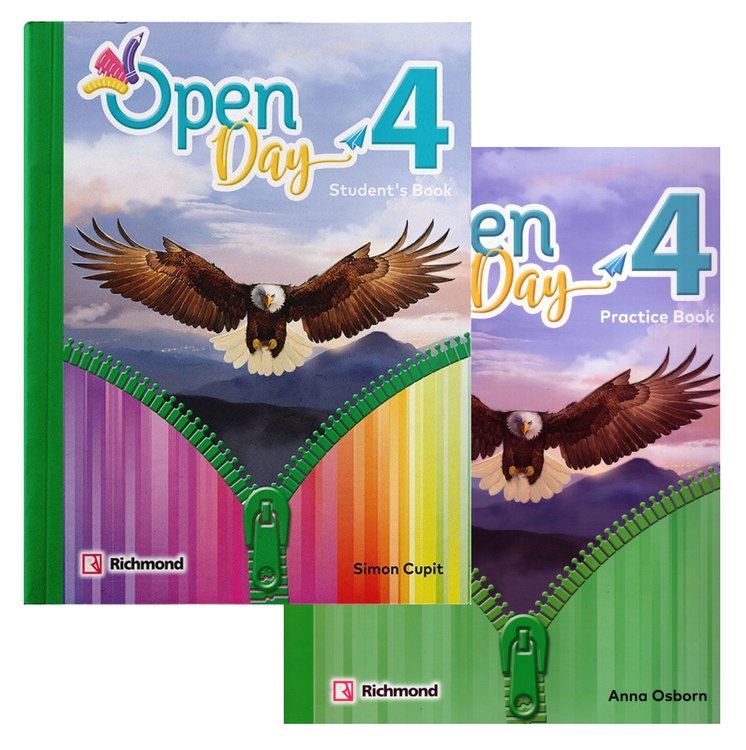 Imagen de OPEN DAY 4 / STUDENT'S BOOK & READER + PRACTICE BOOK / RICHMOND