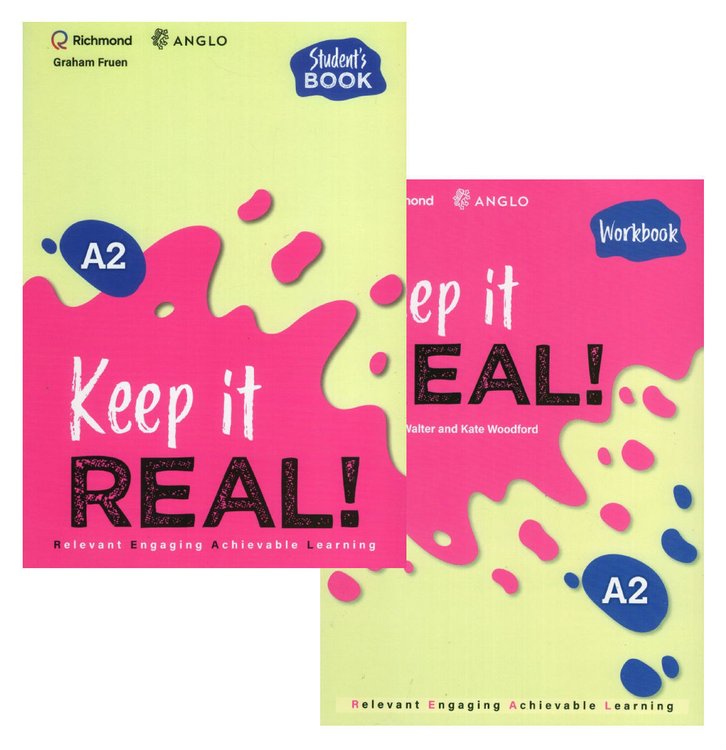 Imagen de KEEP IT REAL! A2 ANGLO / STUDENT'S BOOK + WORKBOOK / RICHMOND