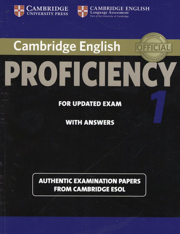 Imagen de CAMBRIDGE ENGLISH PROFICIENCY 1 FOR UPDATED EXAM (WITH ANSWERS) / CAMBRIDGE