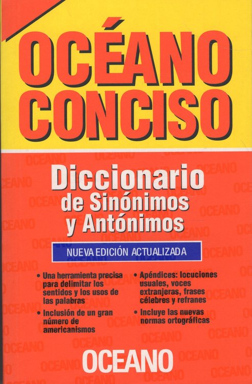 Imagen de Diccionario De Sinónimos Y Antónimos / Océano
