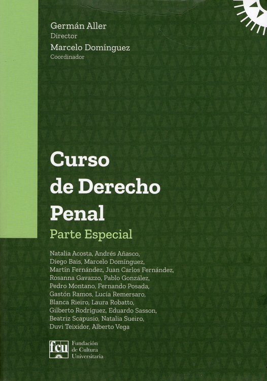 Imagen de CURSO DE DERECHO PENAL (PARTE ESPECIAL) / FCU