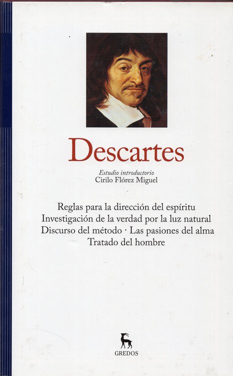 Imagen de Obras De Descartes Tomo I / Editorial Gredos