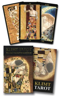 Imagen de KLIMT TAROT POCKET GOLDEN EDITION / LO SCARABEO