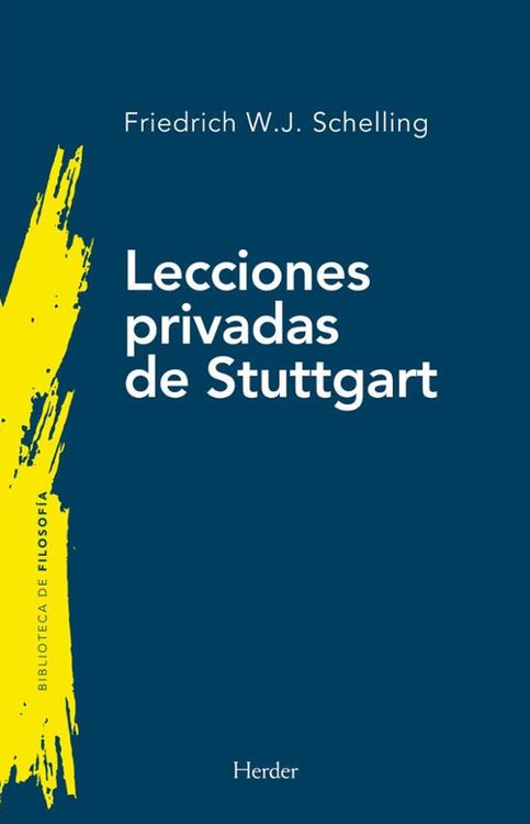 Imagen de LECCIONES PRIVADAS DE STUTTGART / FRIEDRICH W.J. SCHELLING