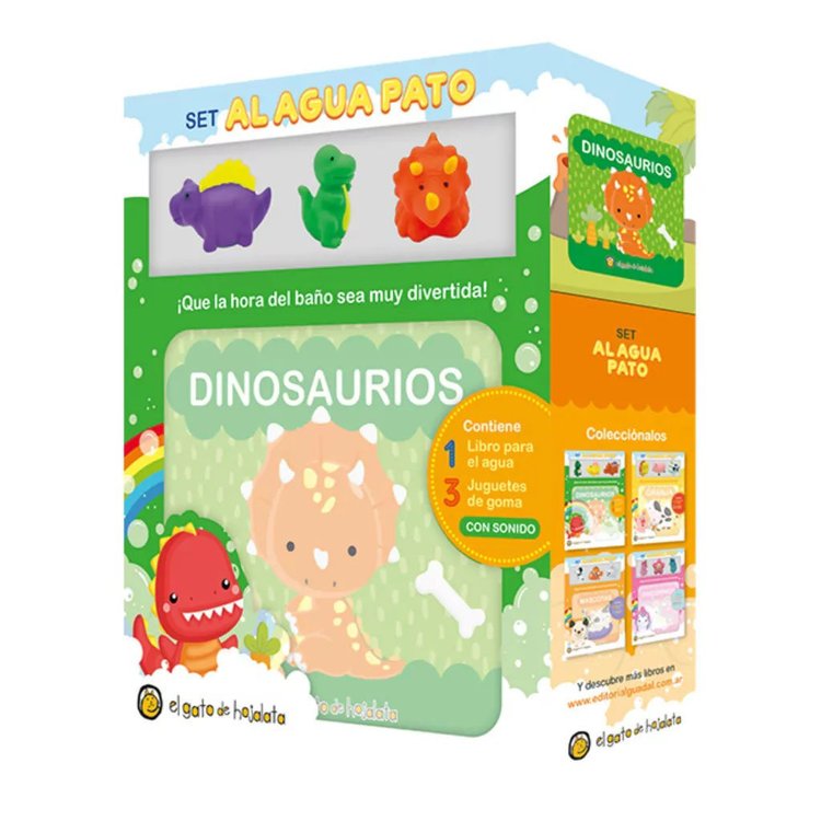 Imagen de SET AL AGUA PATO: DINOSAURIOS / EL GATO DE HOJALATA