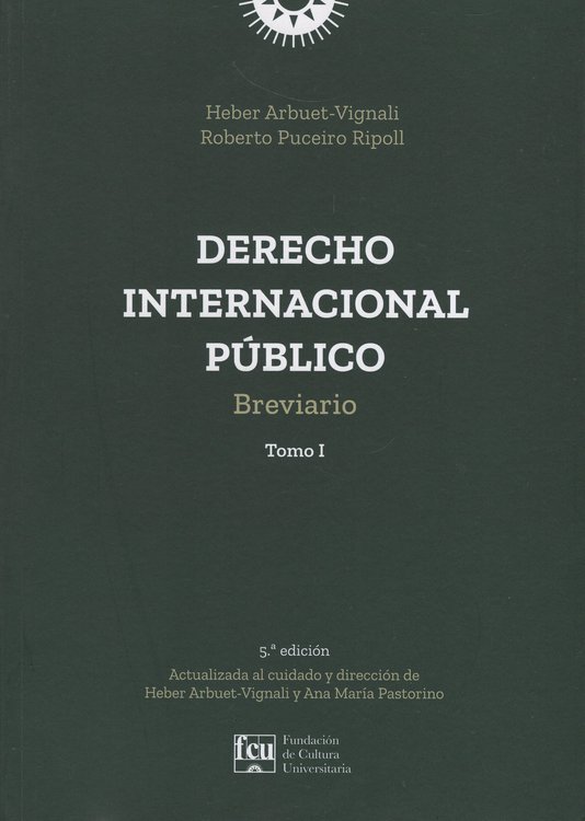 Imagen de Derecho Internacional Público Breviario Tomo 1 / Vignali