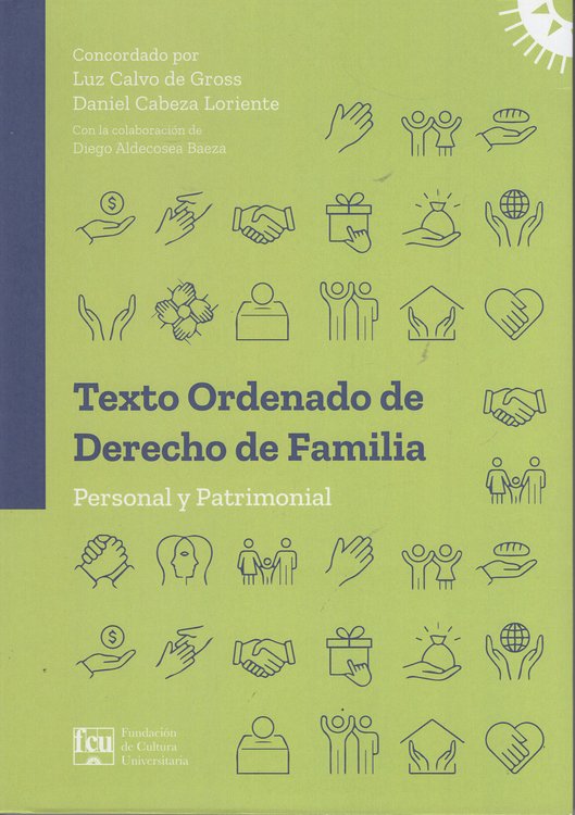 Imagen de TEXTO ORDENADO DE DERECHO DE FAMILIA / FCU