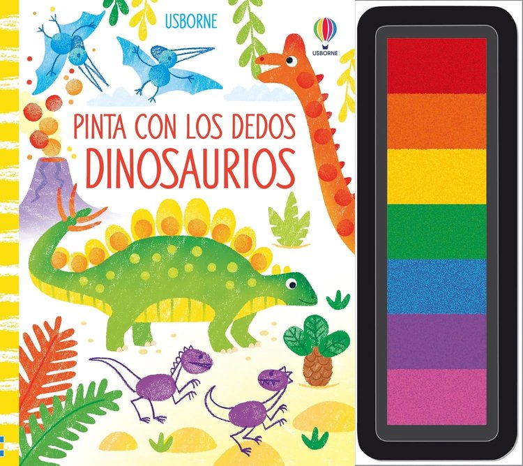 Imagen de PINTAR CON LOS DEDOS: DINOSAURIOS / USBORNE