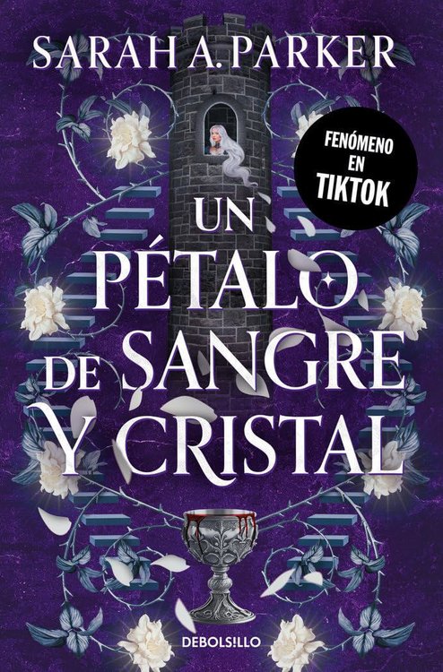 Imagen de UN PÉTALO DE SANGRE Y CRISTAL / SARAH A. PARKER