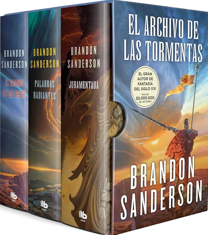 Imagen de ESTUCHE ARCHIVO DE LAS TORMENTAS / BRANDON SANDERSON