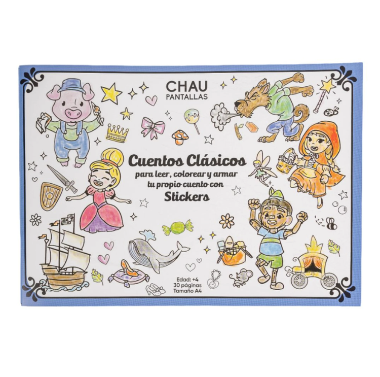 Imagen de CUENTOS CLÁSICOS (STICKERS) / CHAU PANTALLAS