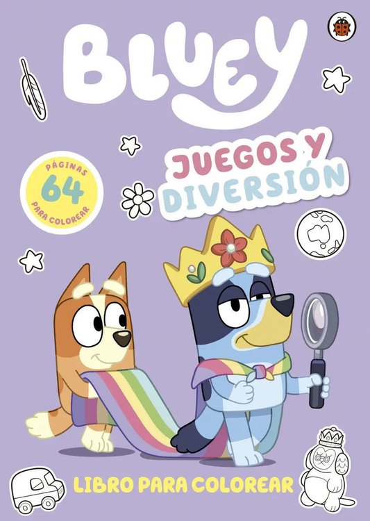Imagen de Bluey Juegos Y Diversión - Libro Para Colorear