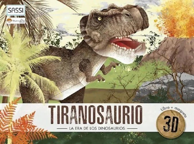 Imagen de Libro Y Puzzle La Era De Los Dinosaurios Tiranosaurio