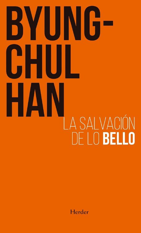 Imagen de La Salvacion De Lo Bello - Byung Chul Han