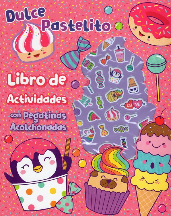 Imagen de DULCE PASTELITO LIBRO DE ACTIVIDADES CON PEGATINAS ACOLCHONADAS / AGUA DE MAYO