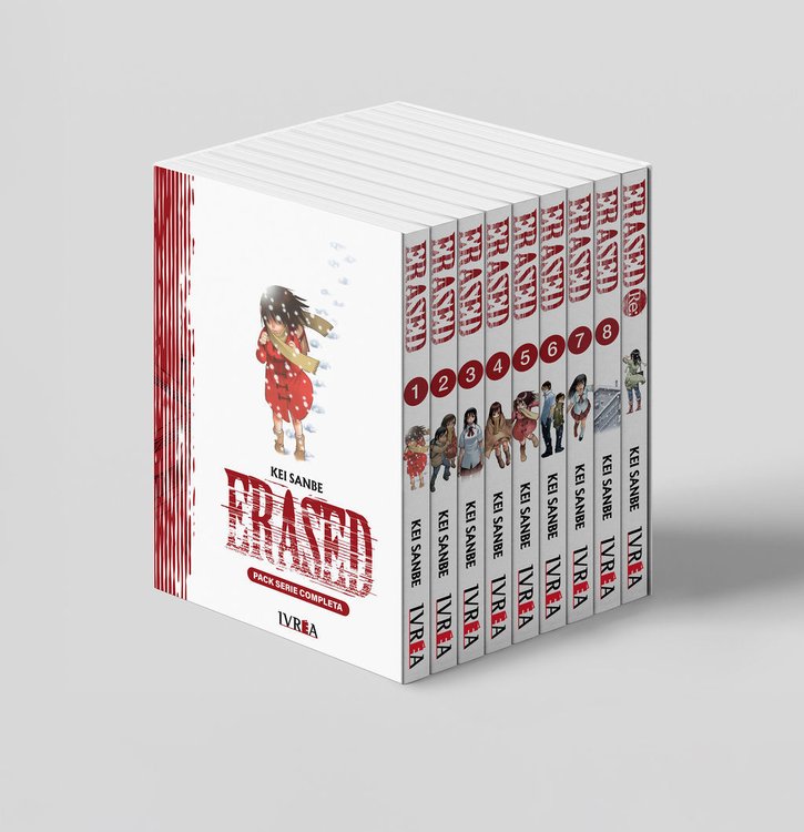 Imagen de ERASED PACK SERIE COMPLETA / KEI SANBE