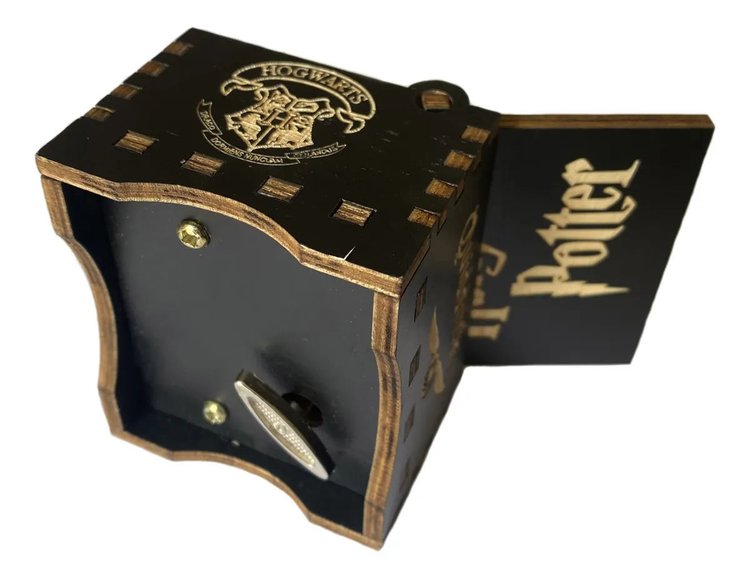 Imagen de HARRY POTTER (NEGRO) / CAJITA MUSICAL AUTOMÁTICA