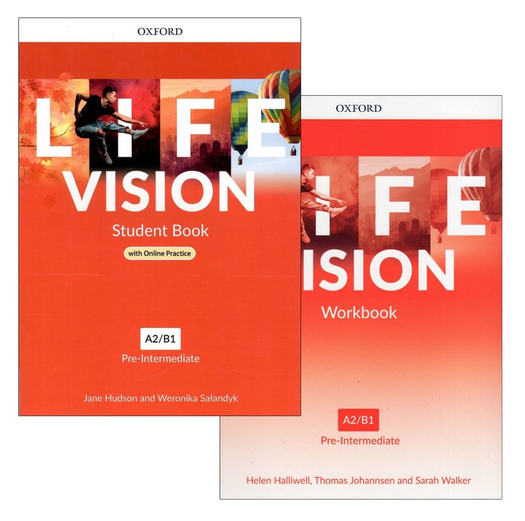 Imagen de LIFE VISION A2/B1 PRE-INTERMEDIATE / STUDENT'S BOOK + WORKBOOK / OXFORD