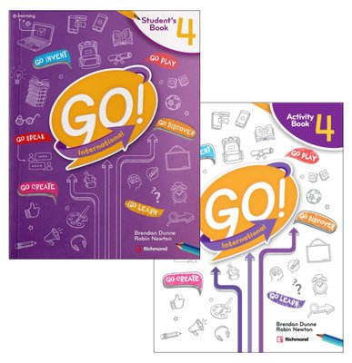 Imagen de GO! INTERNATIONAL 4 / STUDENT'S BOOK + ACTIVITY BOOK / RICHMOND