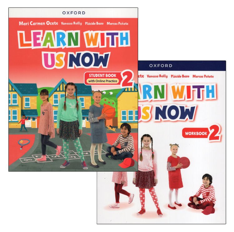 Imagen de LEARN WITH US NOW 2 / STUDENT BOOK + WORKBOOK  / OXFORD