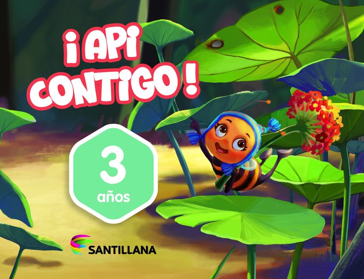 Imagen de ¡API CONTIGO! 3 AÑOS / SANTILLANA