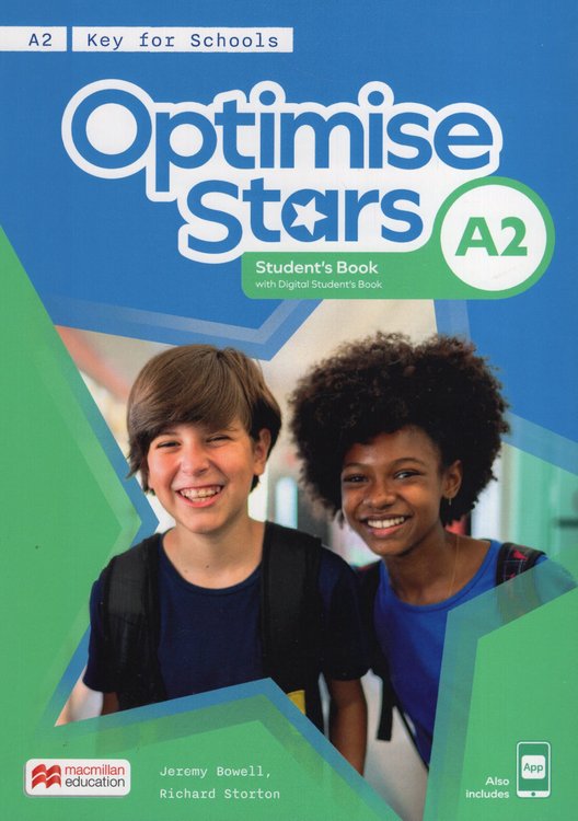 Imagen de OPTIMISE STARS A2 KEY FOR SCHOOLS / STUDENT'S BOOK + WORKBOOK / MACMILLAN