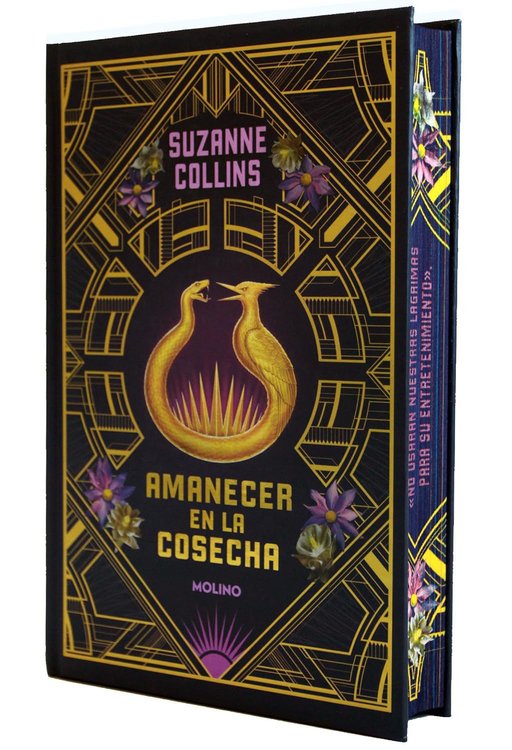 Imagen de AMANECER EN LA COSECHA (EDICIÓN ESPECIAL CON CANTOS PINTADOS) / SUZANNE COLLINS