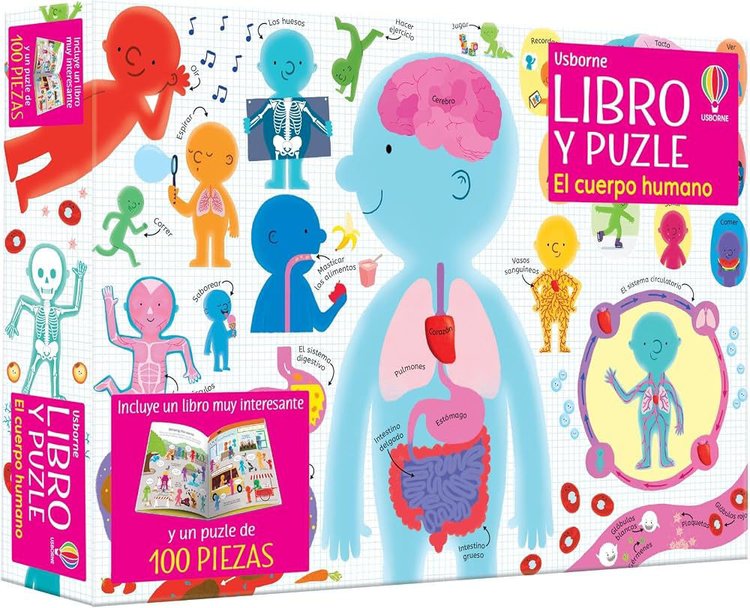 Imagen de EL CUERPO HUMANO (LIBRO Y PUZLE) / USBORNE