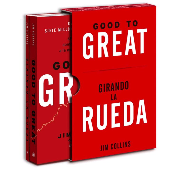 Imagen de ESTUCHE: GOOD TO GREAT - GIRANDO LA RUEDA / JIM COLLINS