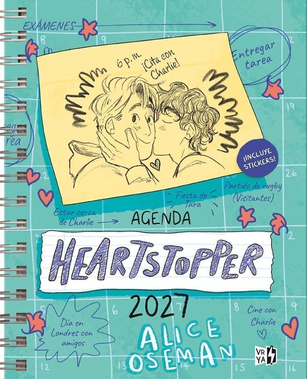 Imagen de AGENDA 2027 HEARTSTOPPER (4 DÍAS POR PÁGINA) / ALICE OSEMAN