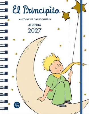Imagen de AGENDA 2027 EL PRINCIPITO BLANCO (2 DÍAS POR PÁGINA) / ANTOINE DE SAINT-EXUPÉRY