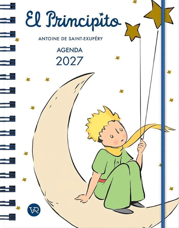 Imagen de AGENDA 2027 EL PRINCIPITO BLANCO (2 DÍAS POR PÁGINA) / ANTOINE DE SAINT-EXUPÉRY