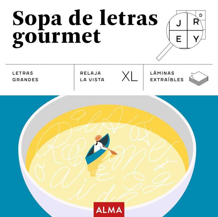 Imagen de SOPAS DE LETRAS GOURMET XL / ALMA