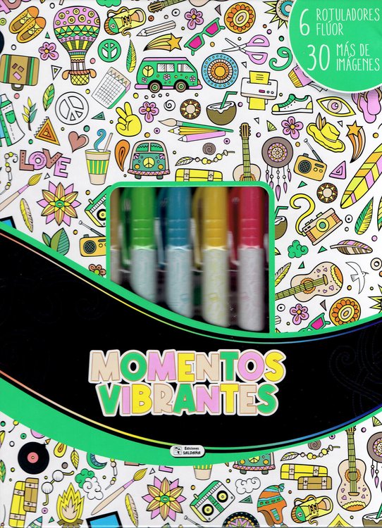 Imagen de MOMENTOS VIBRANTES (PARA COLOREAR) / EDICIONES SALDAÑA